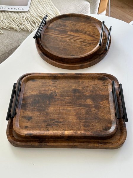 طقم صواني خشب قطعتين <br> <span class='text-color-warm'>نفذت الكمية (Sold Out)</span>