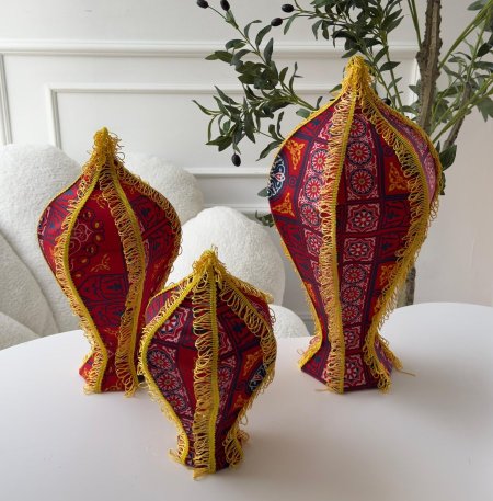 طقم فانوس 3 قطع مضيء