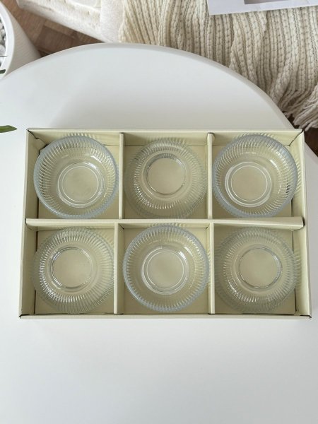 صحون مكسرات محزز / 6