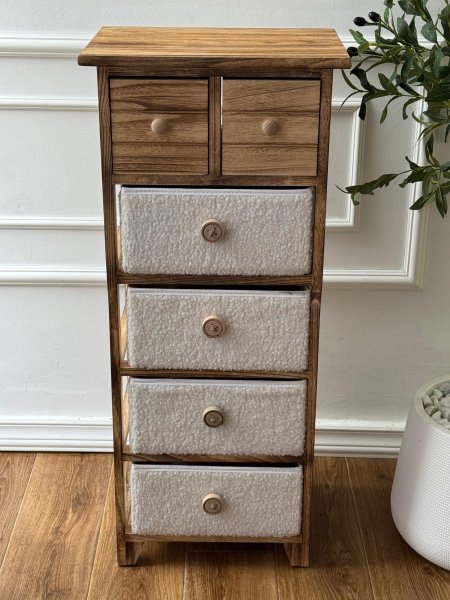 خزانه خشب 6 جوارير (92*40)سم <br> <span class='text-color-warm'>نفذت الكمية (Sold Out)</span>