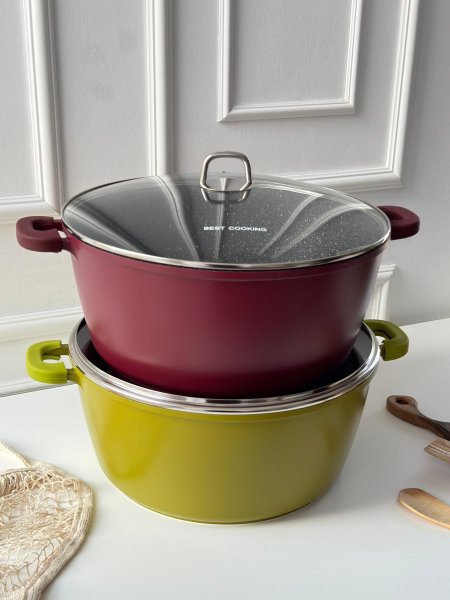 طنجره جرانيت ملون بيست 40سم