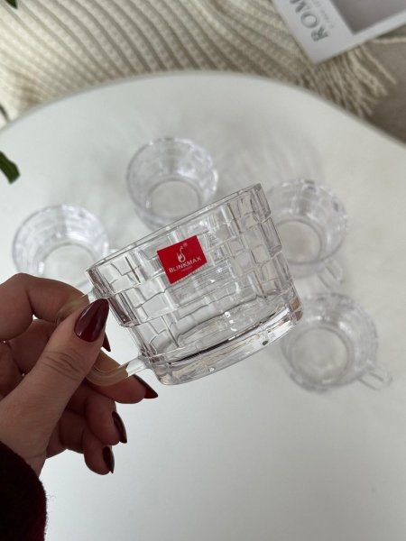 كاسات شاي بلينكماكس مبلط / 6