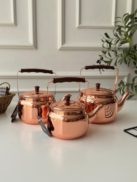 ابريق شاي ستانلس رصاصي