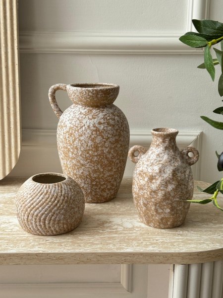 طقم فازات حجر 3 قطع (8*11+15*11+20*14سم)