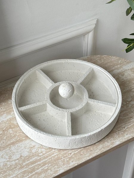 مضيفه حجر مدور 28 سم