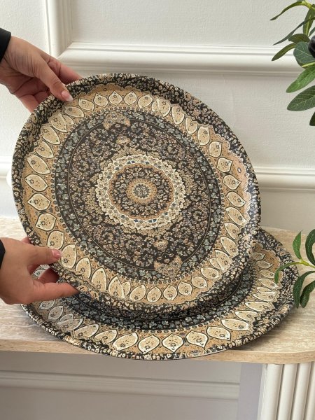 صينيه مغربي مدور