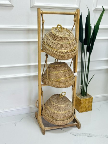 ستاند + 3 سلال قش <br> <span class='text-color-warm'>نفذت الكمية (Sold Out)</span>