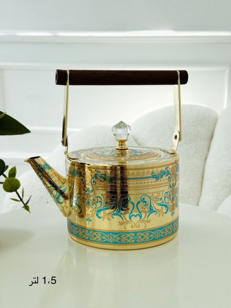 ابريق شاي1.5لتر مرسم ثقيل <br> <span class='text-color-warm'>نفذت الكمية (Sold Out)</span>
