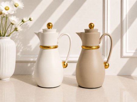 براد قهوه شاميزو ملس مذهب 1 لتر