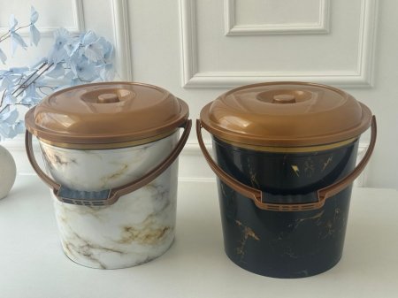 سطل شطف مع غطاء ماربل