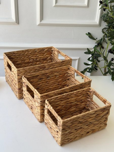 طقم صندوق فريش قش 3 قطع (35*25*20 + 30*20*16 + 25*15*11 سم) <br> <span class='text-color-warm'>نفذت الكمية (Sold Out)</span>