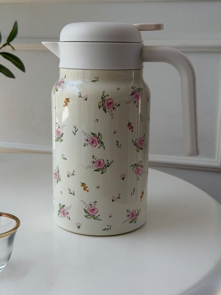 براد قهوه ستانلس مورد كبسه جنب (1.6 لتر)