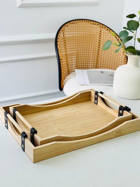 طقم صواني بامبو مستطيل <br> <span class='text-color-warm'>نفذت الكمية (Sold Out)</span>
