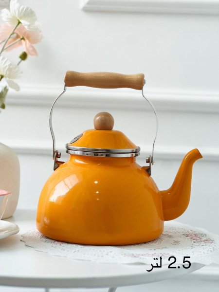 ابريق شاي يد بامبو 2.5لتر