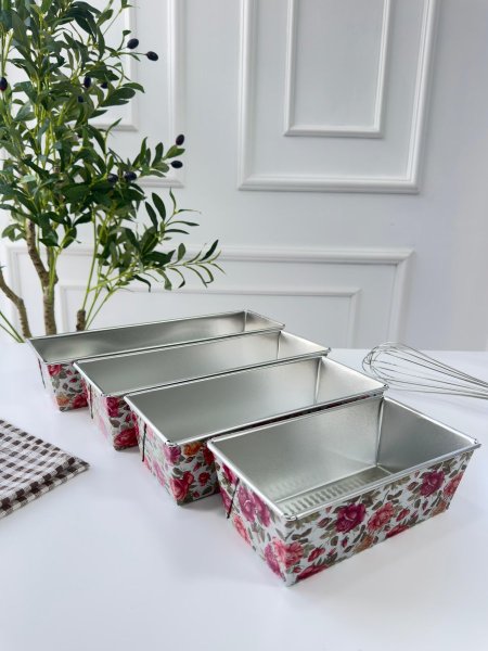 طقم قالب كيك ستيل مورد 4قطع <br> <span class='text-color-warm'>نفذت الكمية (Sold Out)</span>