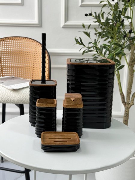 طقم حمام 5 قطع مموج