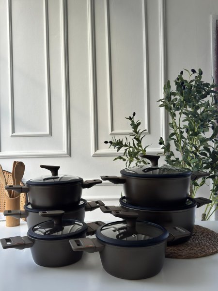 طنجرة رخام زيتي