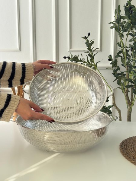 مصفاه ستانلس+2يد