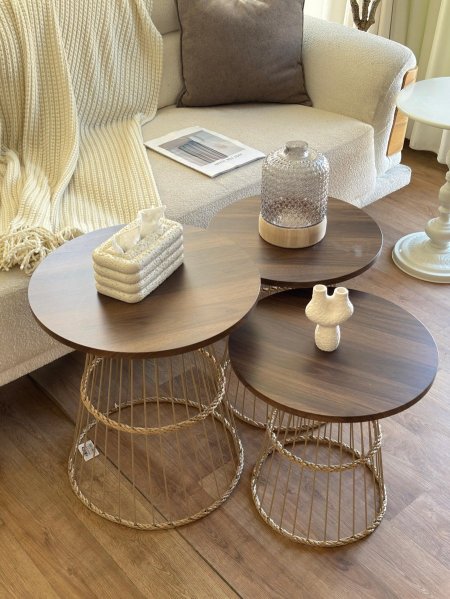 طقم سكملات معدن وجه بامبو/3