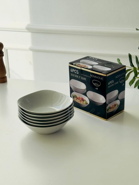 سلطيه 6 انش مربع ابيض/6