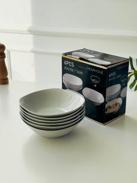 سلطيه 7 انش مربع ابيض/6