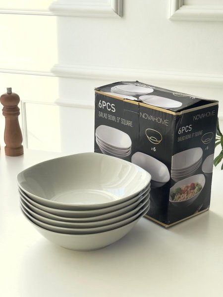 سلطيه 9 انش مربع ابيض/6